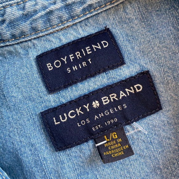 LUCKY BRAND denim button up shirt - Picture 4 of 6